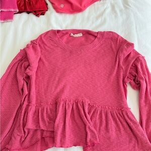 Pink Ruffled Top altrd state